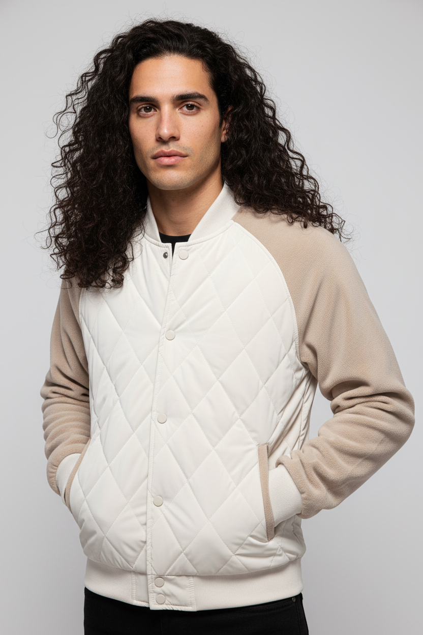 Lux Bomber Jacket- Lightweight Polyester Bomber Jacket