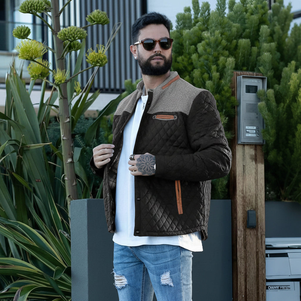 Quilted Business Casual Jacket
