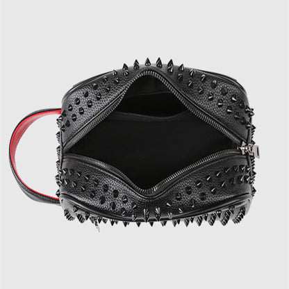 Midnight Lux Unisex Toiletry- Lightweight Bag With Zipper & Pockets