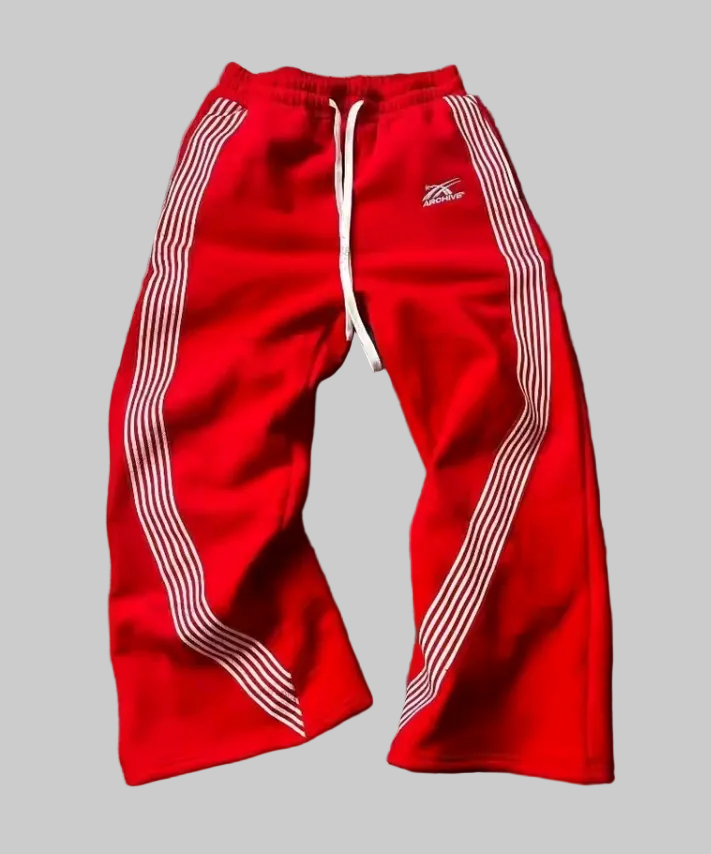 Harajuku Unisex Baggy Sweatpants- Light Weight Casual Cotton Sweatpants With Stretch