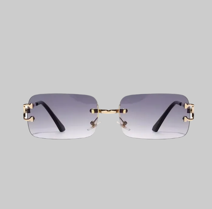 The Precision Tint Frames- Rectangular Rimless UV-400 Protected Frames