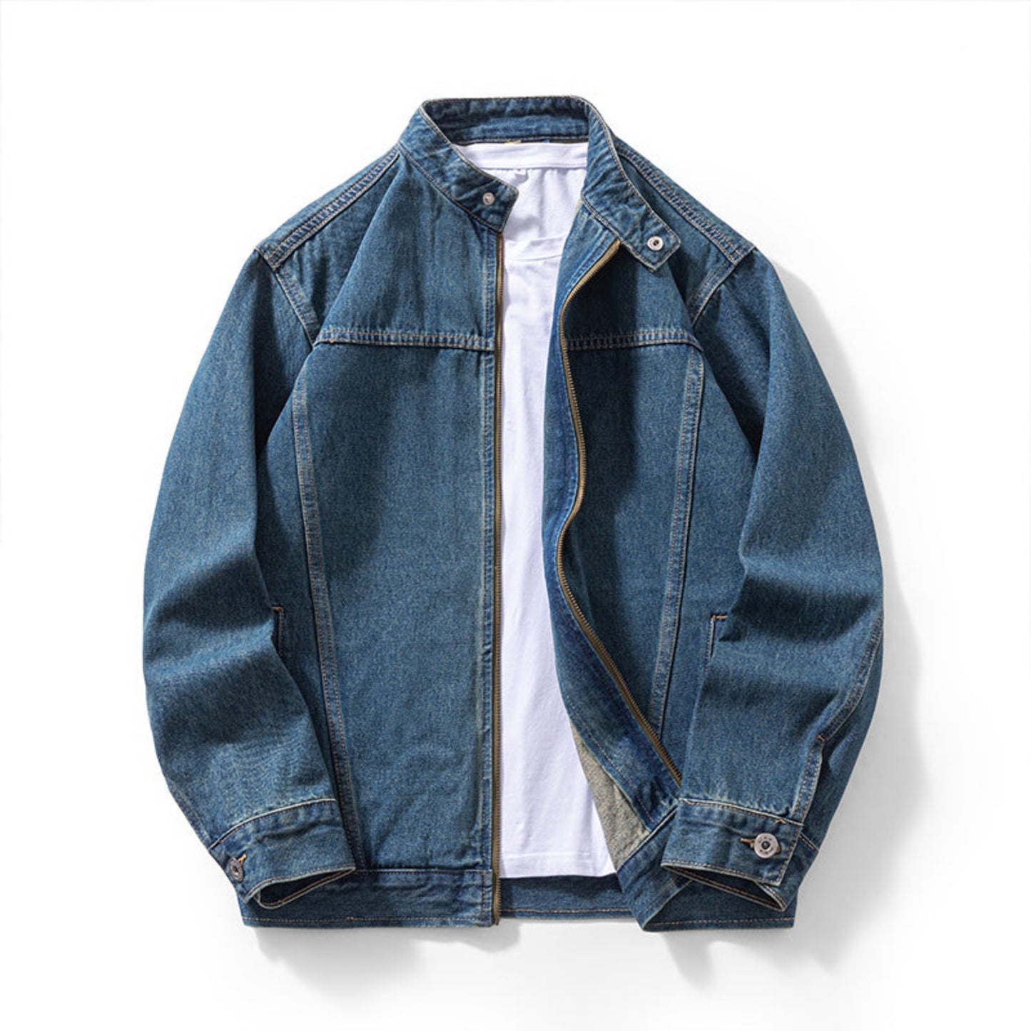 Lightweight Crewneck Denim jacket