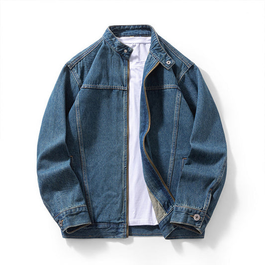 Lightweight Crewneck Denim jacket