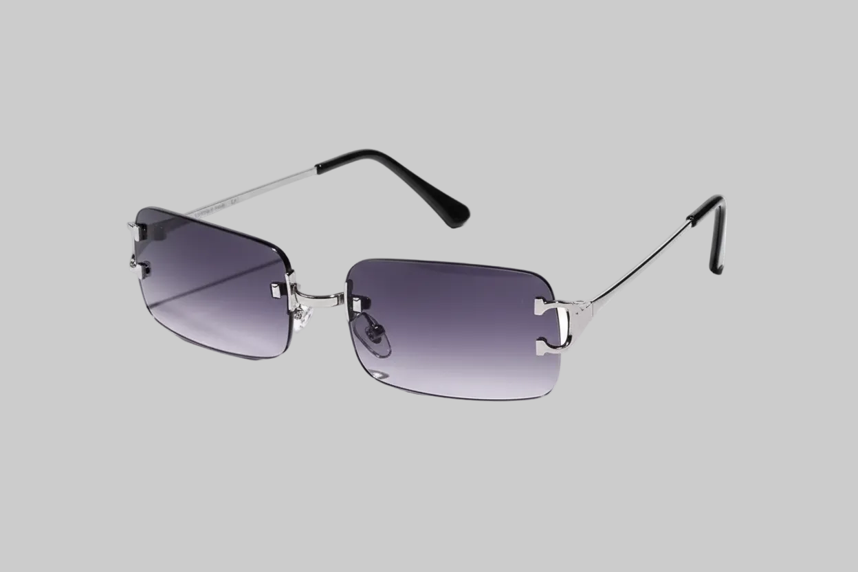 The Precision Tint Frames- Rectangular Rimless UV-400 Protected Frames