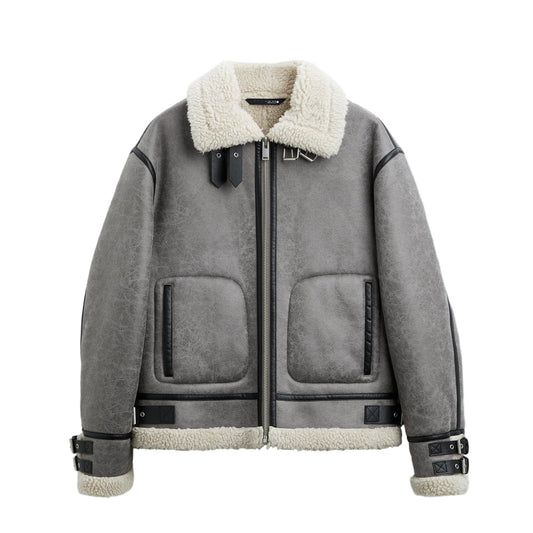 Leather Cashmere Luxury Jacket