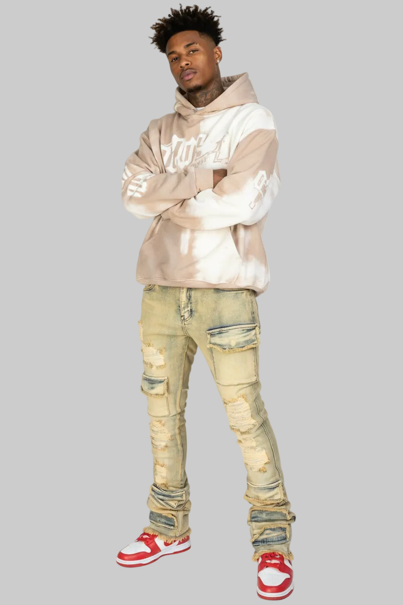 Trenches Stacked Mens Denim Cargos- Light Weight Utility Cargos