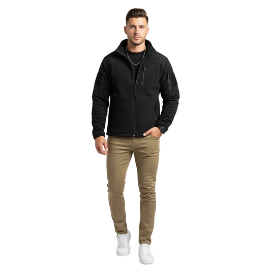 Men's Utility Fleece- Light Weight Collard Utility Zip Fleece