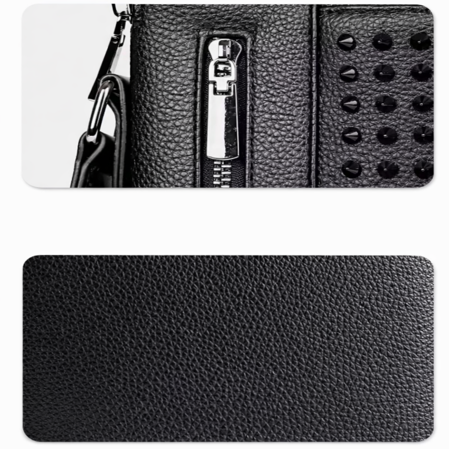 Midnight Lux Unisex Crossbody Bag- Lightweight Everyday Utility Bag With Zipper & Pockets