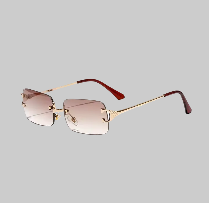 The Precision Tint Frames- Rectangular Rimless UV-400 Protected Frames