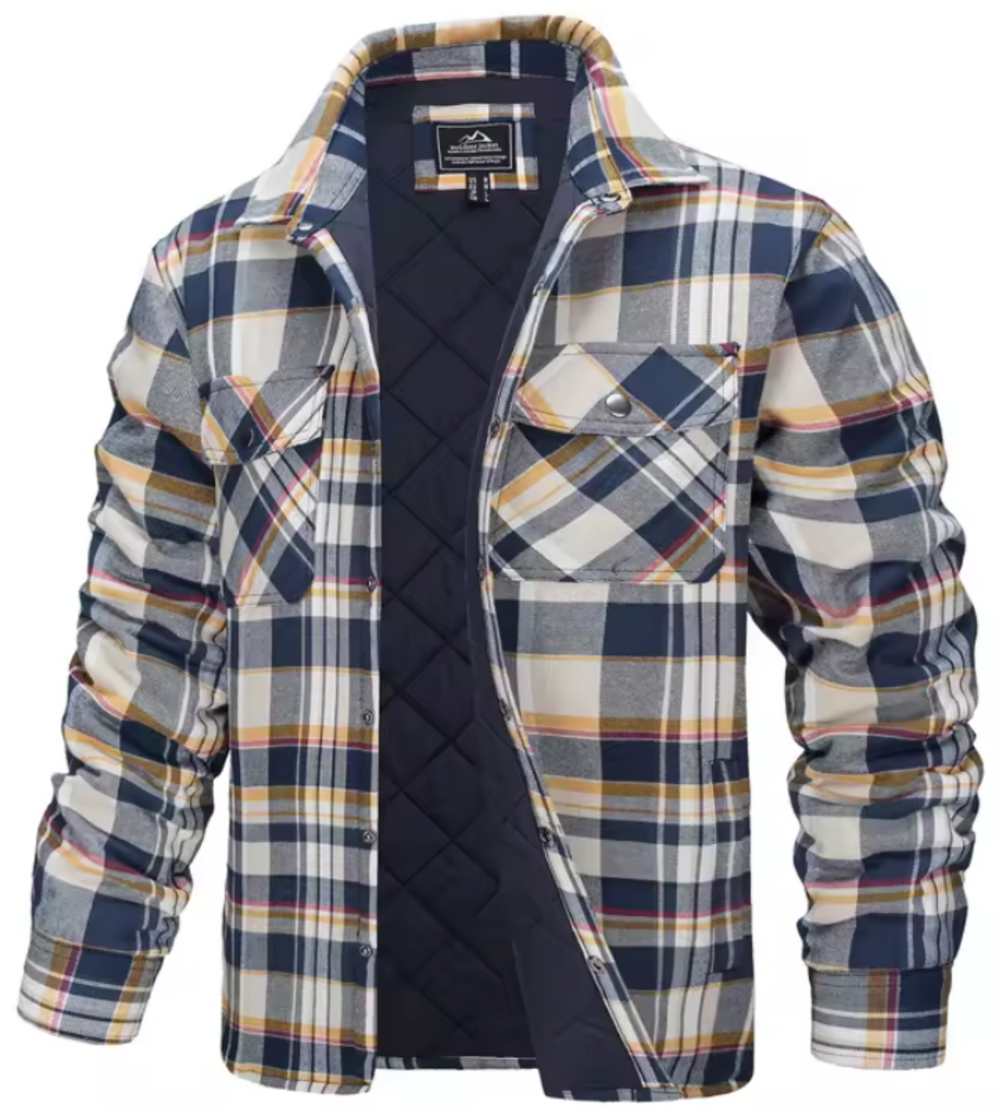 Light Weight Plaid Jacket