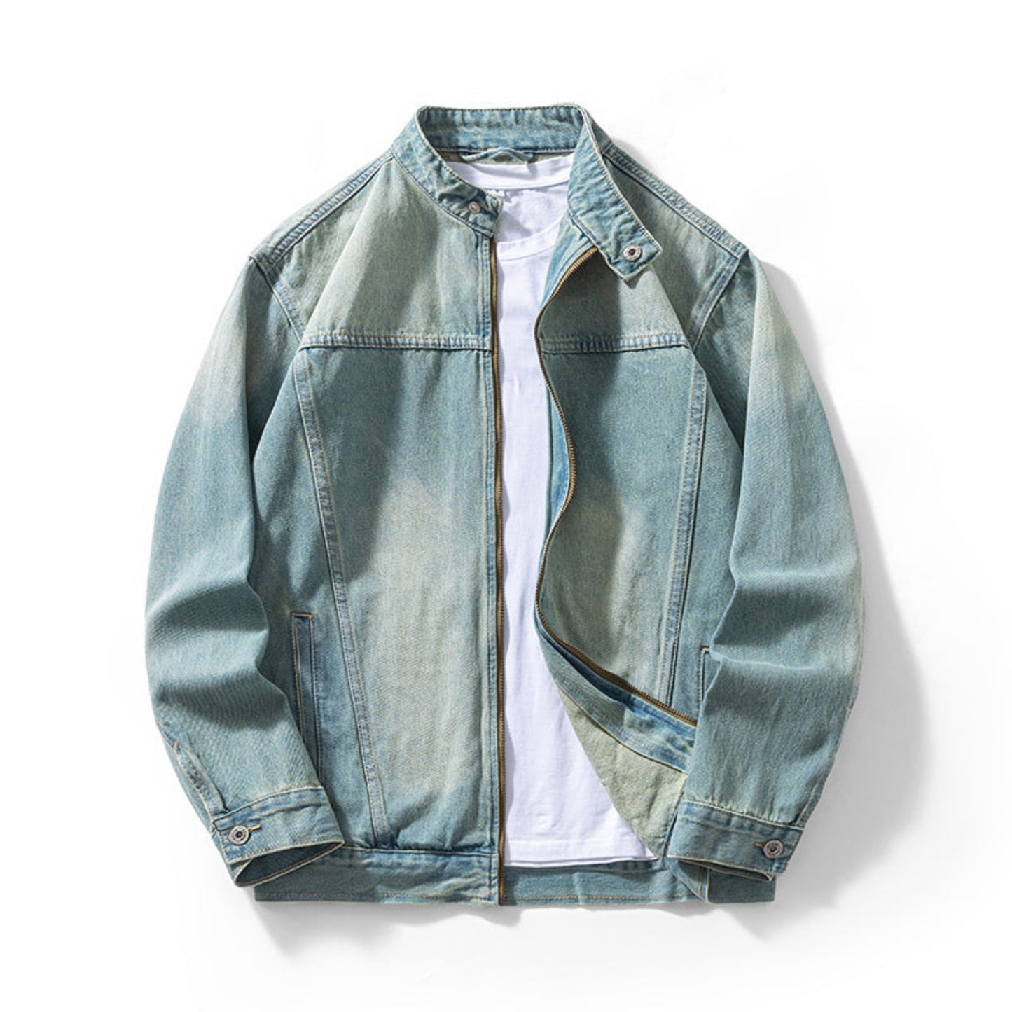 Lightweight Crewneck Denim jacket