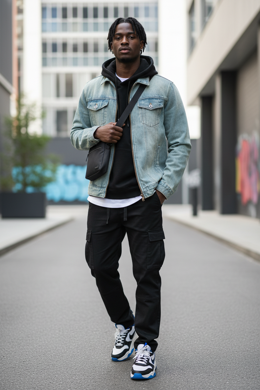 Milano Denim Jacket- Light Weight Cotton Casual Jacket