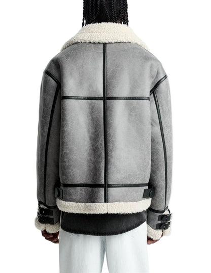 Monaco Cashmere Lux Jacket- Premium Leather & Cashmere Men's Jacket