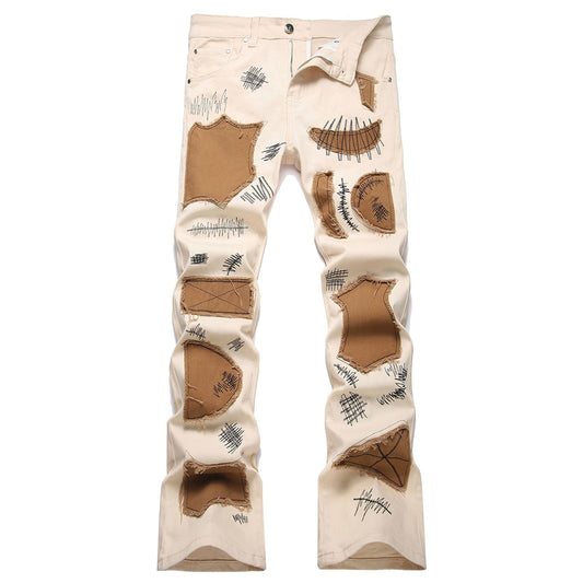 Cream White & Brown