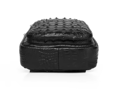 Black Gator Lux Crossbody Bag- Light Weight Lifestyle Crossbody Bag