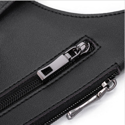 Premium Leather Adjustable Satchel - Men's Adjustable Lifestyle Crossbodybag
