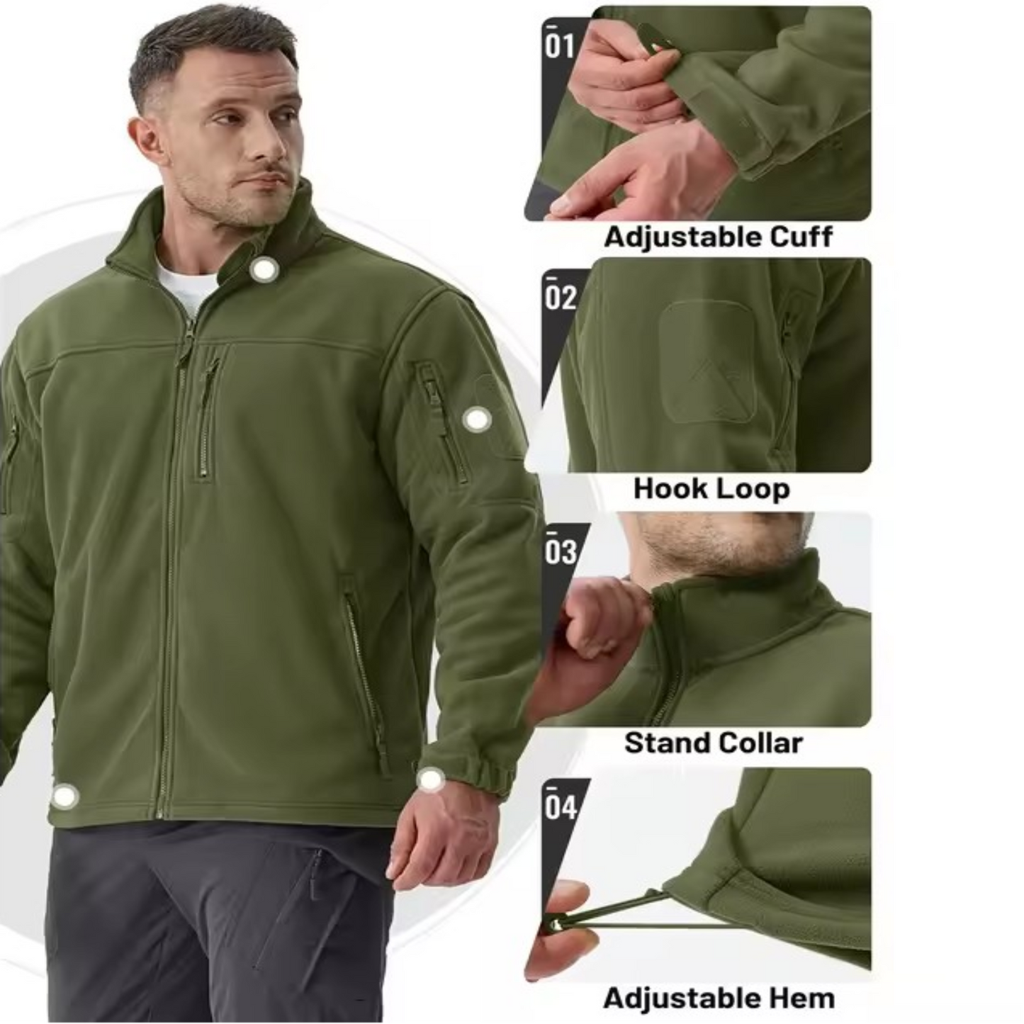 Heavy Weight Tactical Fleece 350 GSM
