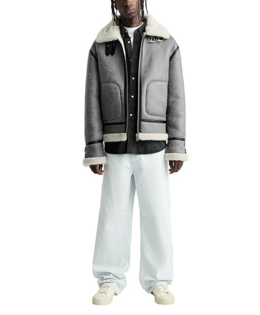 Monaco Cashmere Lux Jacket- Premium Leather & Cashmere Men's Jacket
