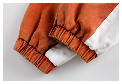 Retro Denim Jacket- Lightweight Denim Jacket With Unique Patchwork