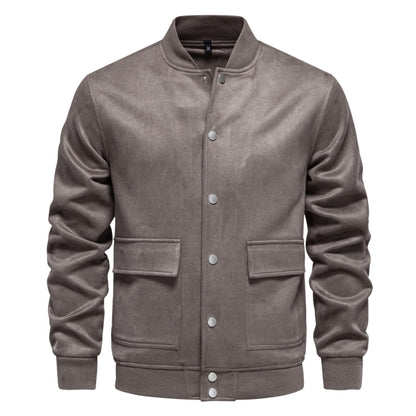 Business Street Mens Varsity Jacket- Light Weight Polyester Jacket