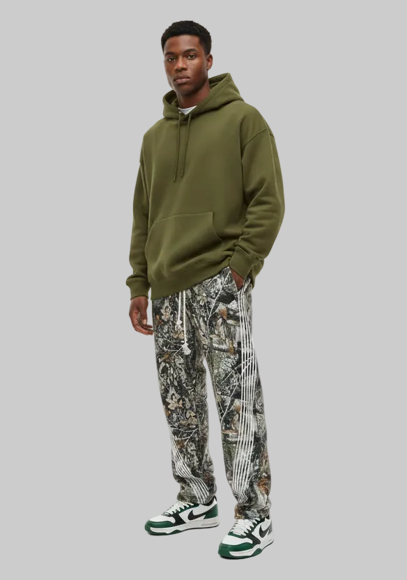 Harajuku Unisex Baggy Sweatpants- Light Weight Casual Cotton Sweatpants With Stretch