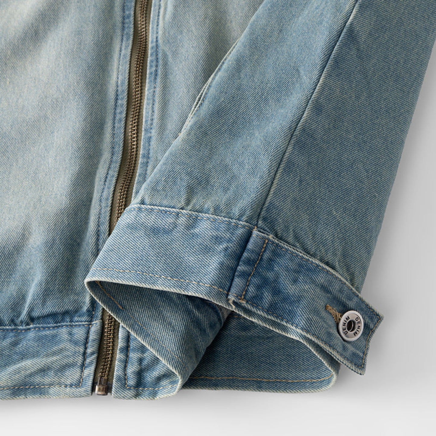 Lightweight Crewneck Denim jacket