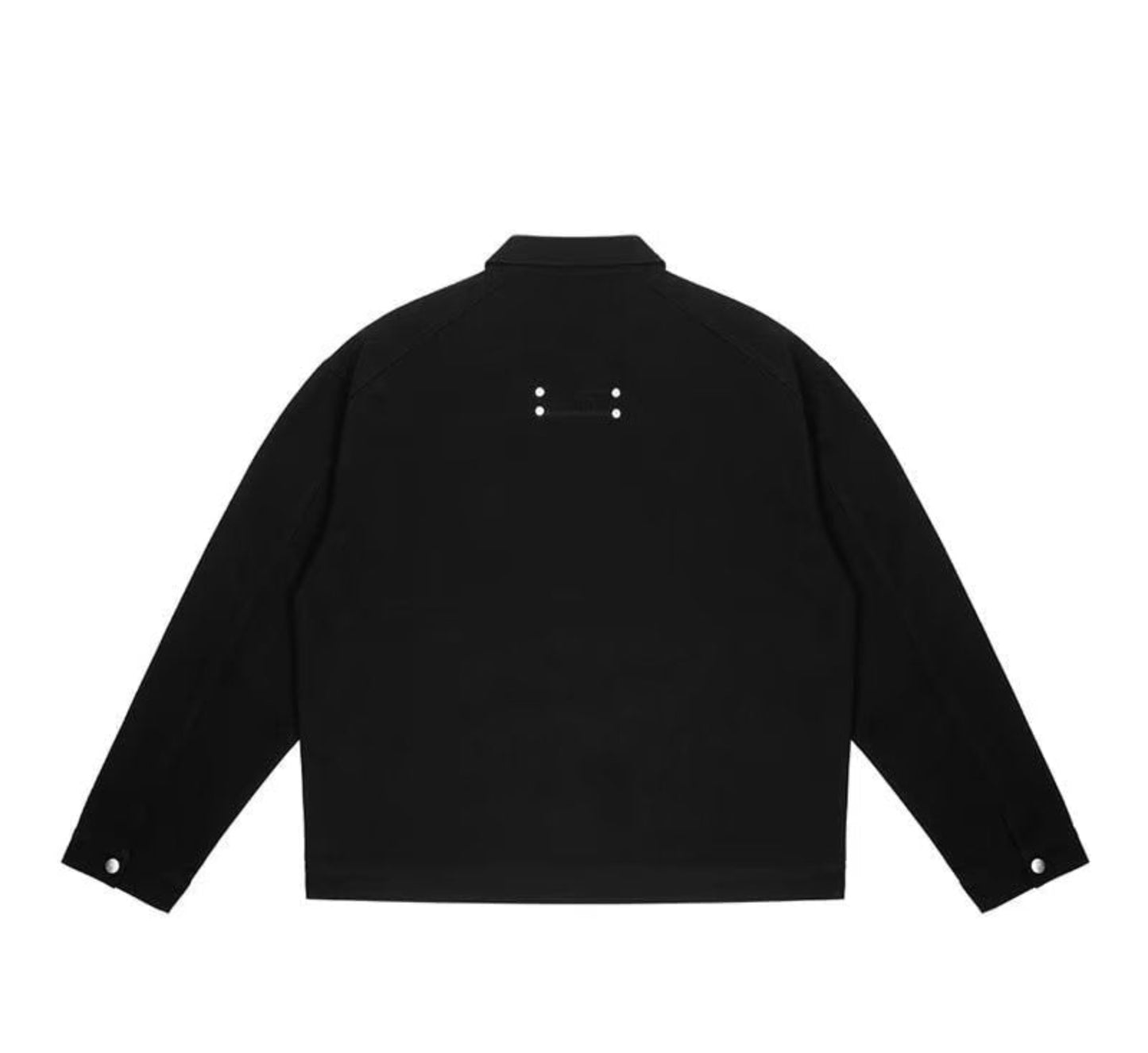 Black Lux Jacket with buttons