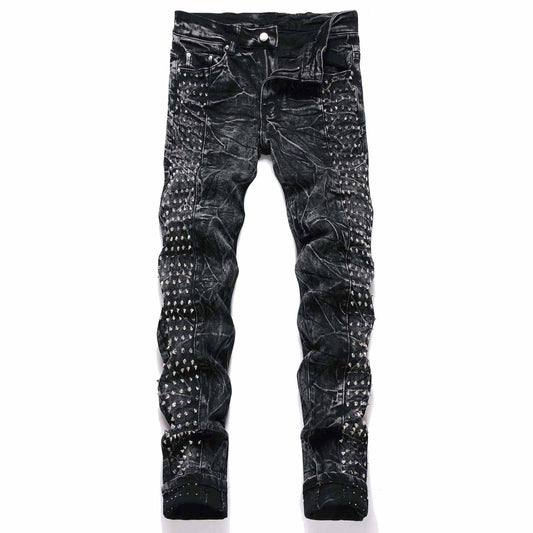Vintage Studded Smokey Jeans