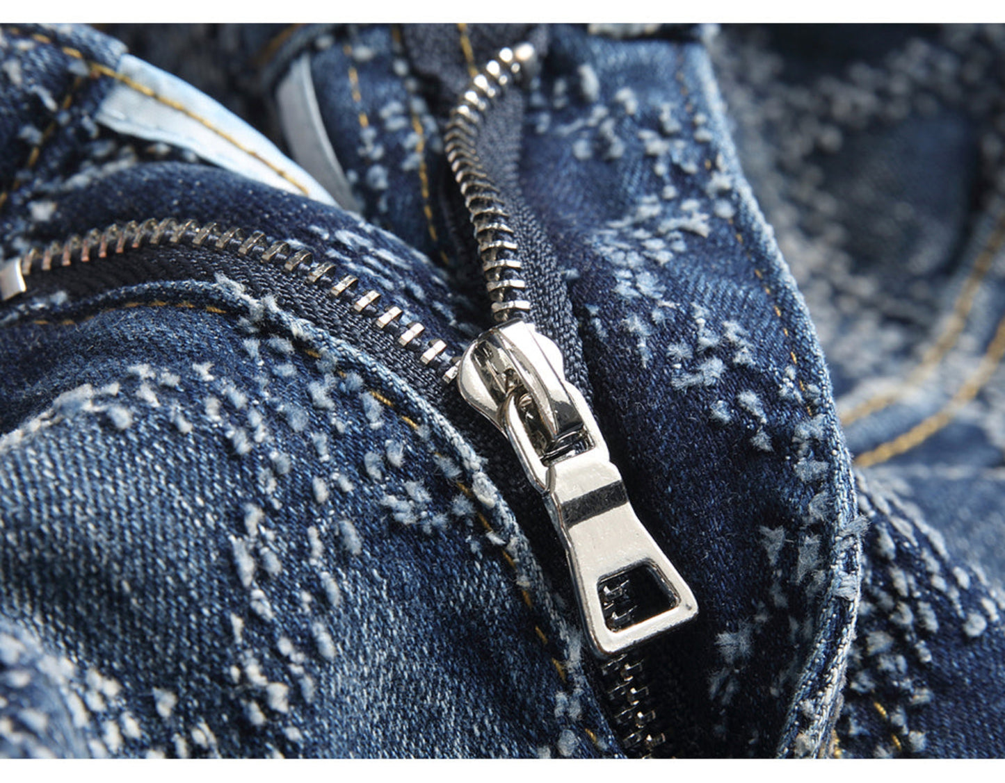 Diamond Studded Lux Denim Jeans