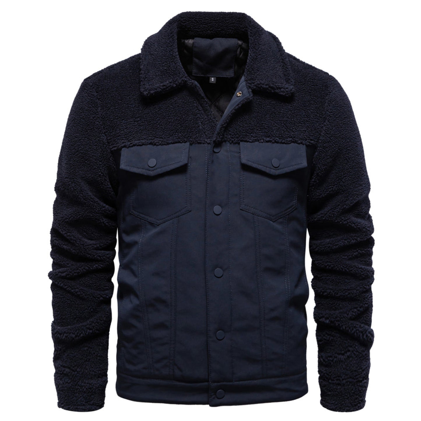 Cashmere Collard Button Up Jacket