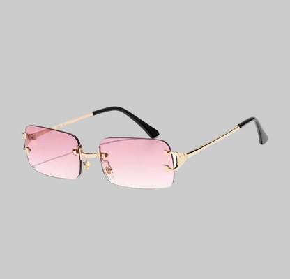 The Precision Tint Frames- Rectangular Rimless UV-400 Protected Frames