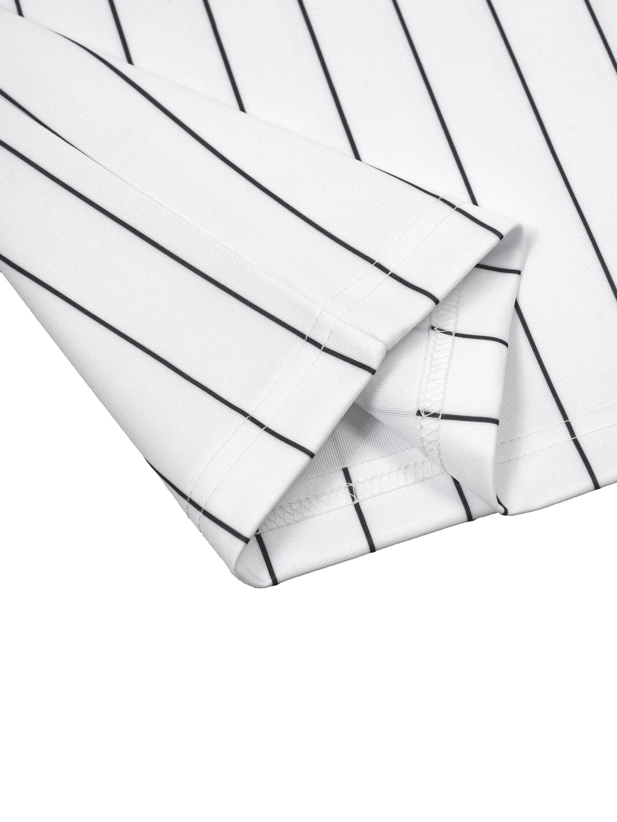 Striped Full-Zip Baseball Jersey