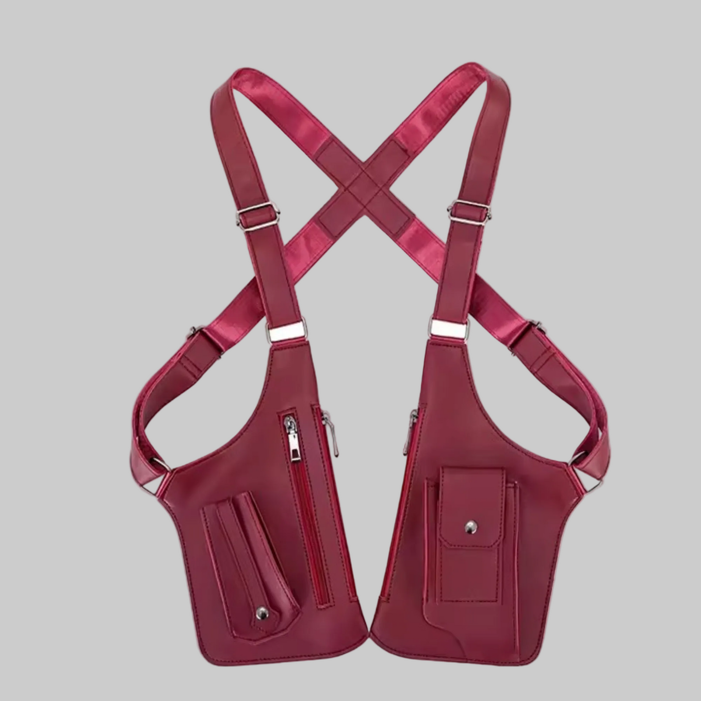 Premium Leather Adjustable Satchel - Men's Adjustable Lifestyle Crossbodybag