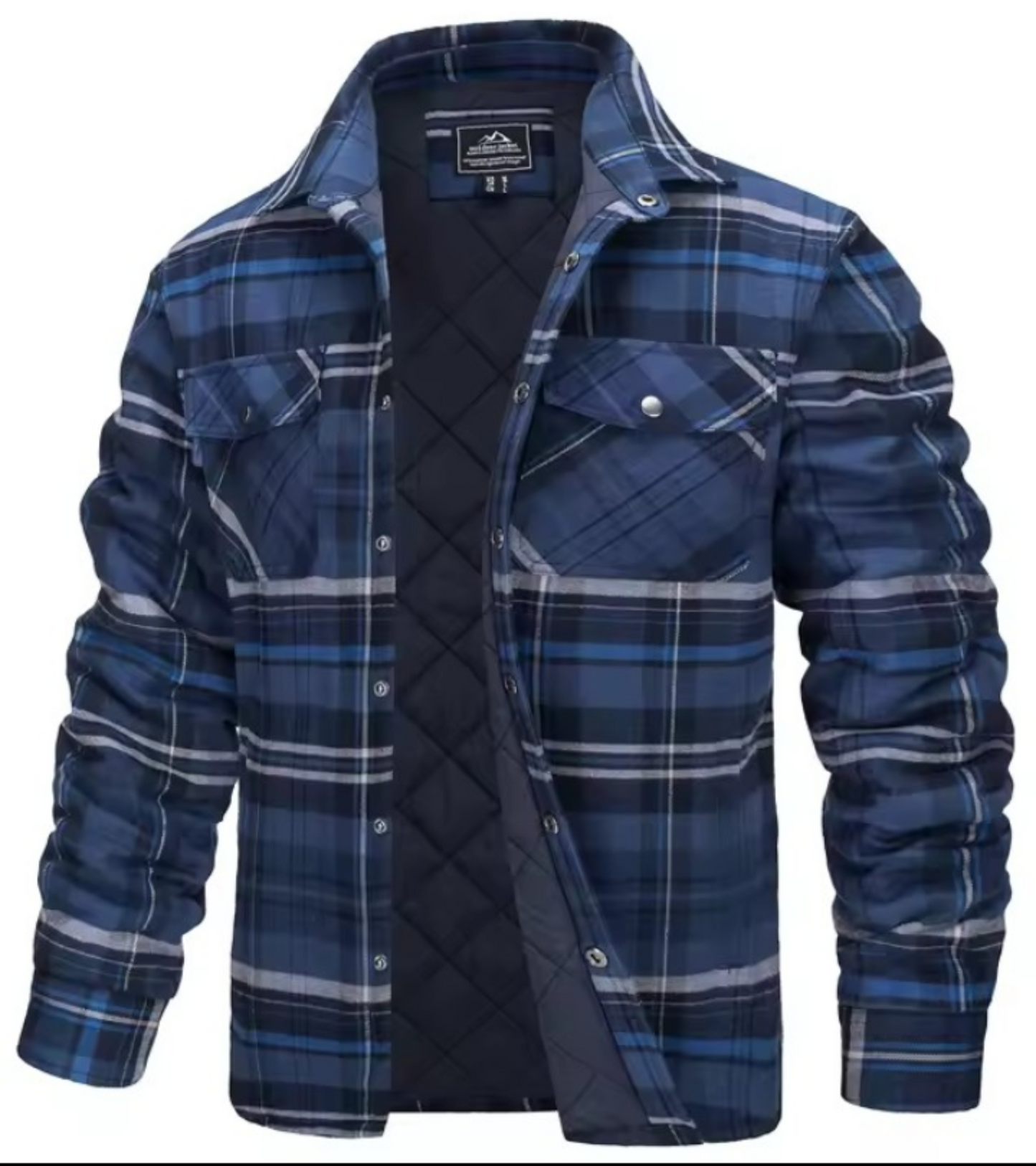 Light Weight Plaid Jacket