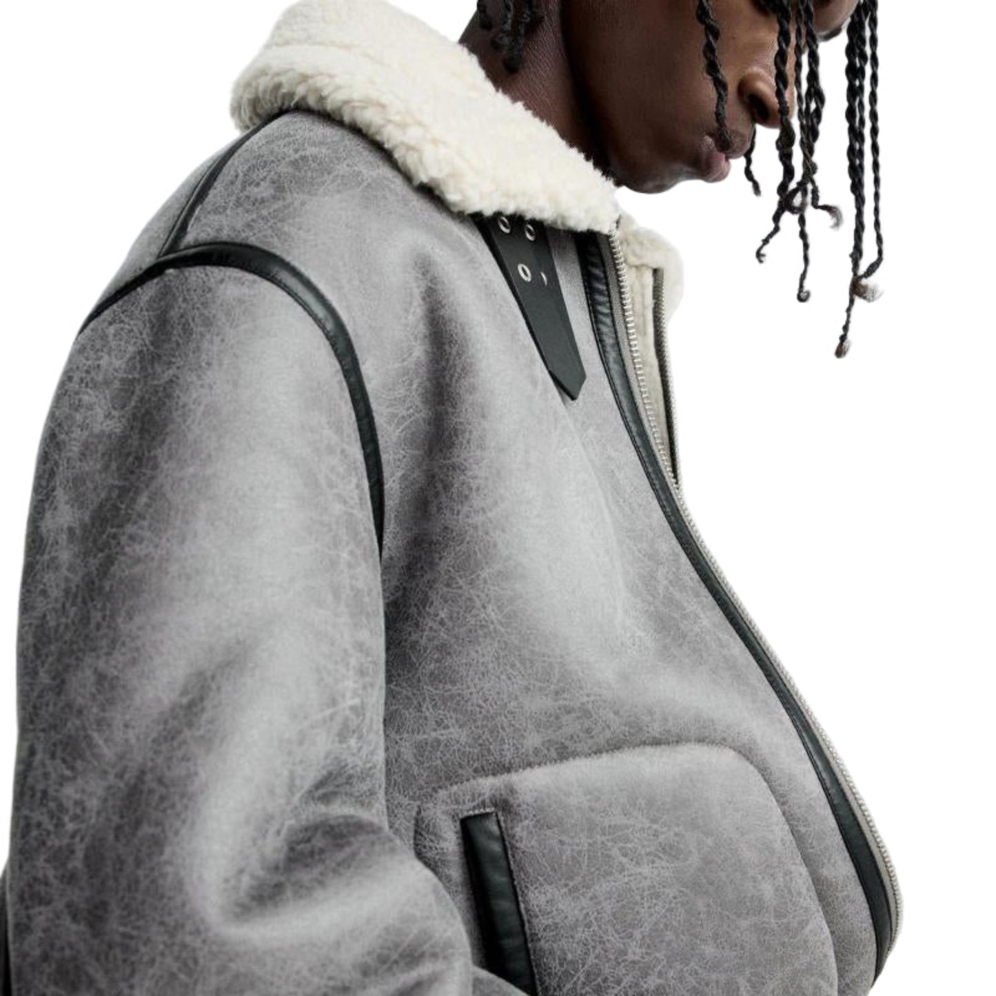 Leather Cashmere Luxury Jacket